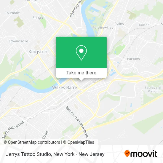 Jerrys Tattoo Studio map