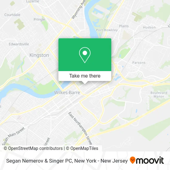 Segan Nemerov & Singer PC map