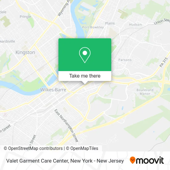Valet Garment Care Center map