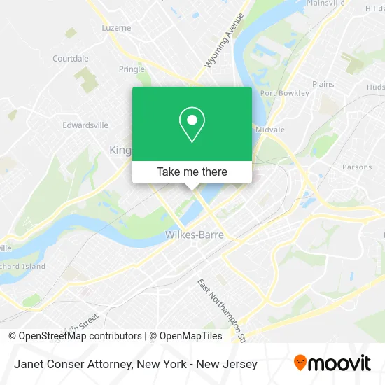 Janet Conser Attorney map