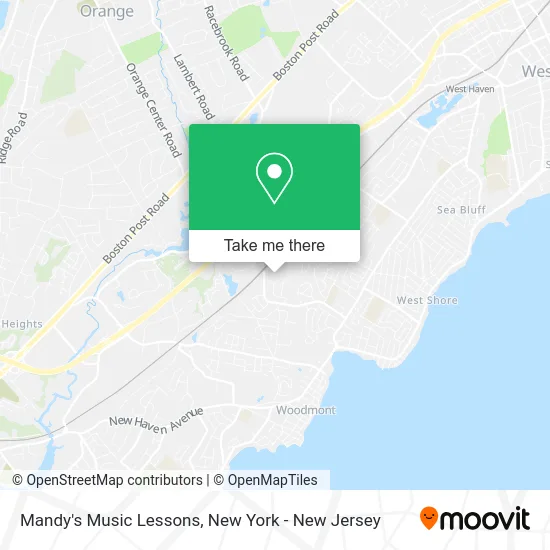 Mandy's Music Lessons map