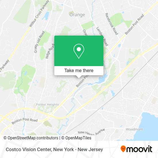 Costco Vision Center map
