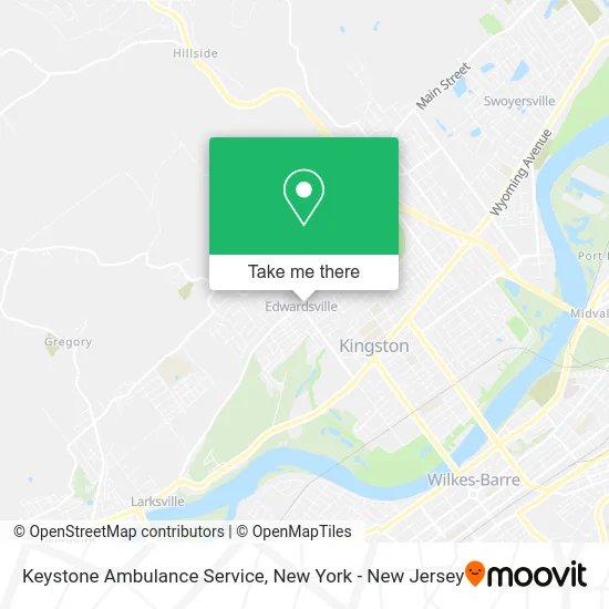 Keystone Ambulance Service map