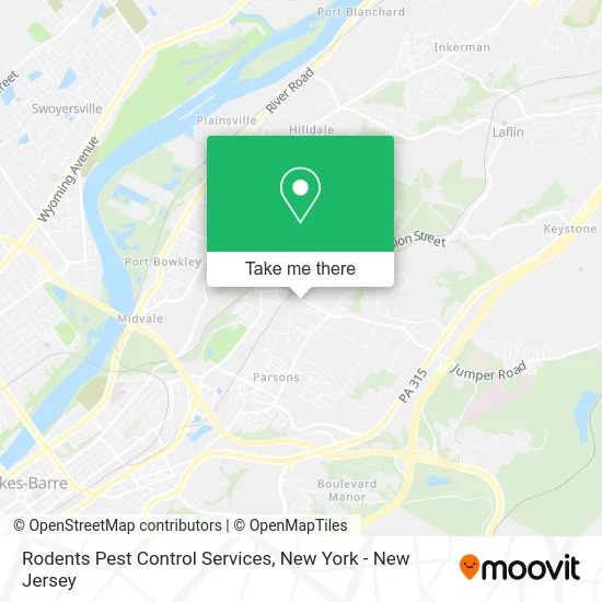 Mapa de Rodents Pest Control Services