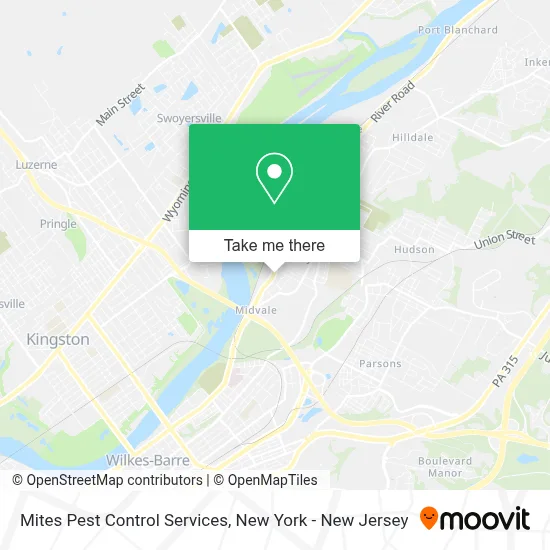 Mites Pest Control Services map