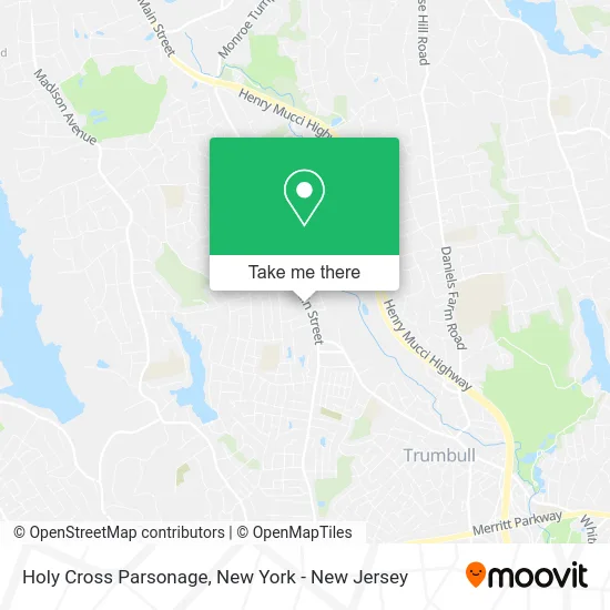 Holy Cross Parsonage map