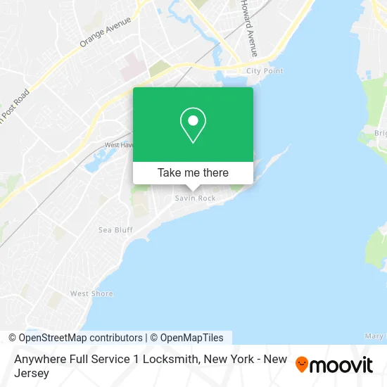 Anywhere Full Service 1 Locksmith map