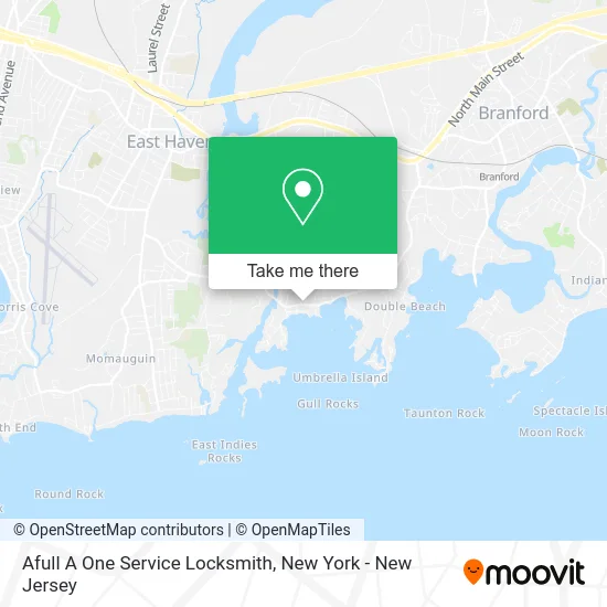 Afull A One Service Locksmith map