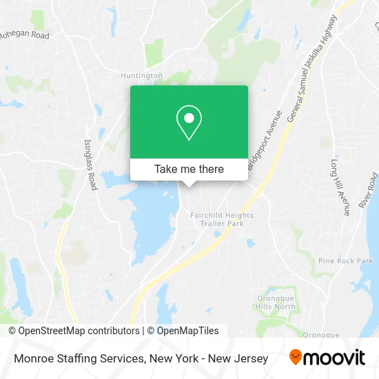 Monroe Staffing Services map