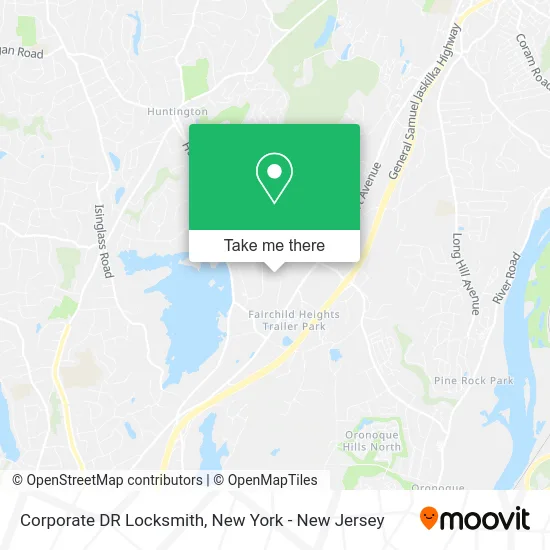 Corporate DR Locksmith map