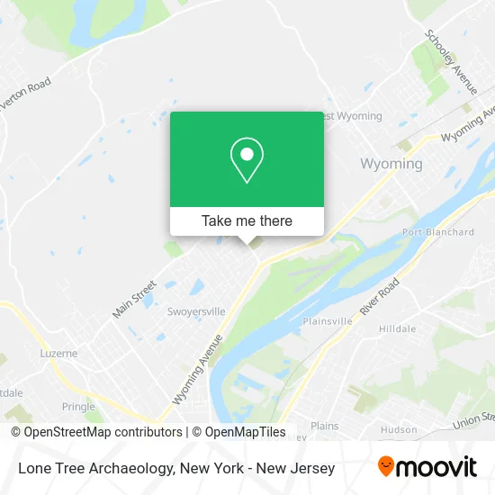 Lone Tree Archaeology map