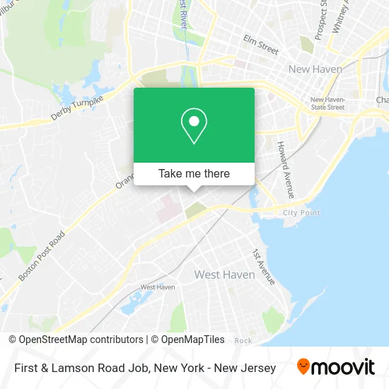 First & Lamson Road Job map