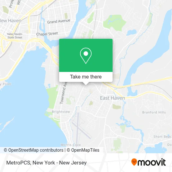 MetroPCS map
