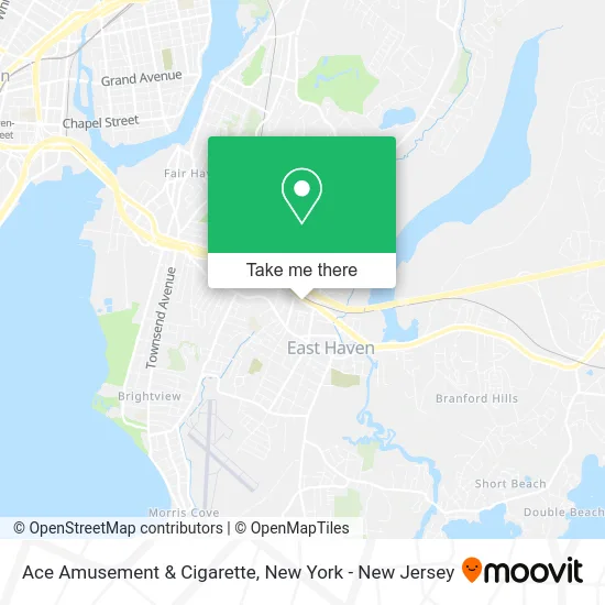 Ace Amusement & Cigarette map