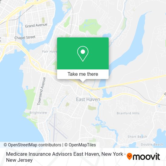 Medicare Insurance Advisors East Haven map