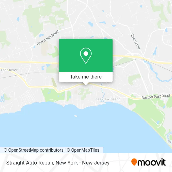 Straight Auto Repair map