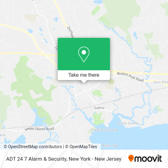 Mapa de ADT 24 7 Alarm & Security
