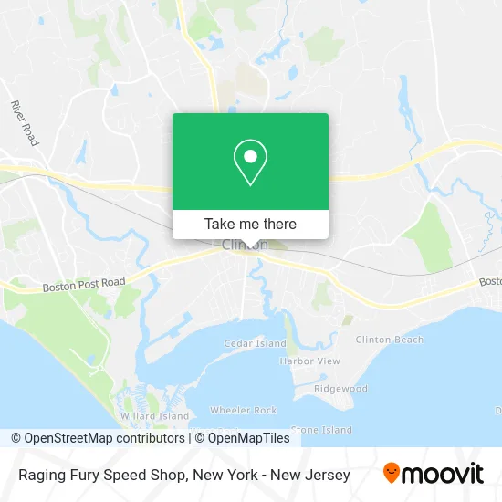 Raging Fury Speed Shop map