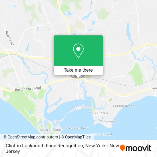 Mapa de Clinton Locksmith Face Recognition