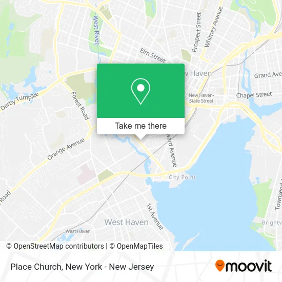 Place Church map