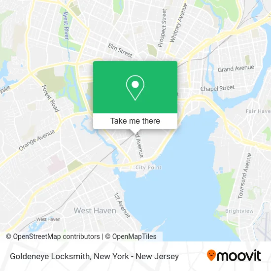 Goldeneye Locksmith map