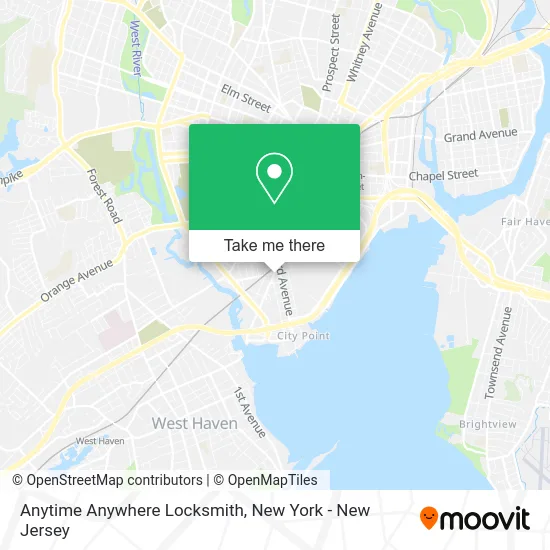 Anytime Anywhere Locksmith map