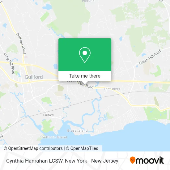 Cynthia Hanrahan LCSW map