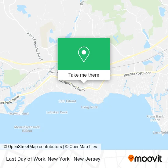 Last Day of Work map