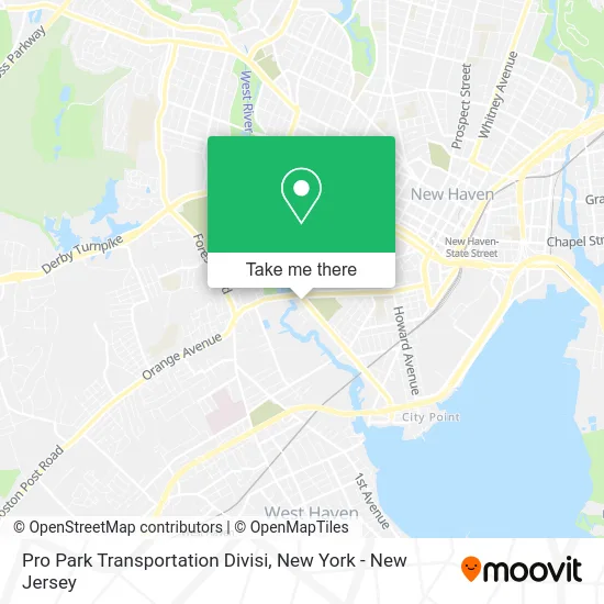 Pro Park Transportation Divisi map