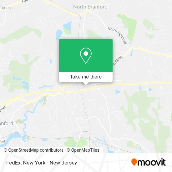 FedEx map