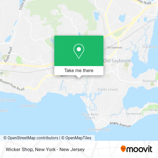 Wicker Shop map