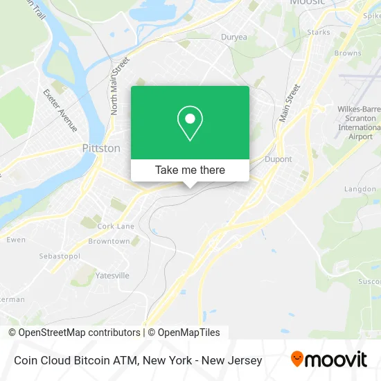 Coin Cloud Bitcoin ATM map