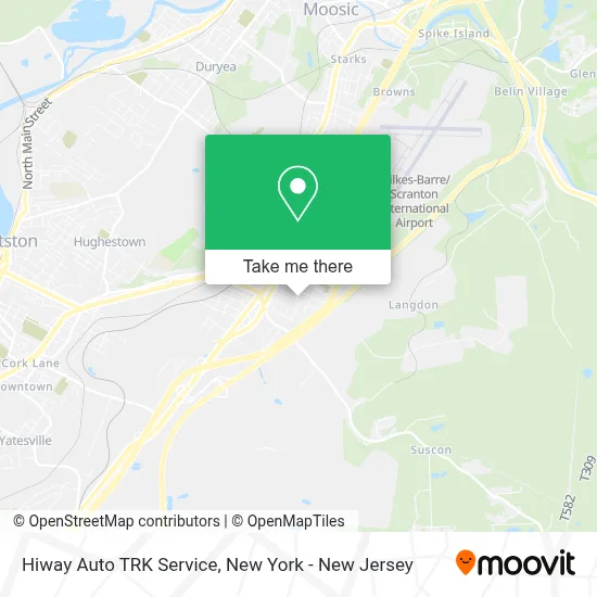 Hiway Auto TRK Service map
