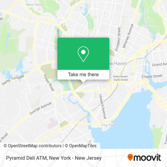 Pyramid Deli ATM map