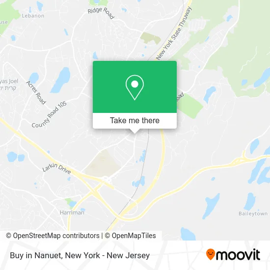 Buy in Nanuet map