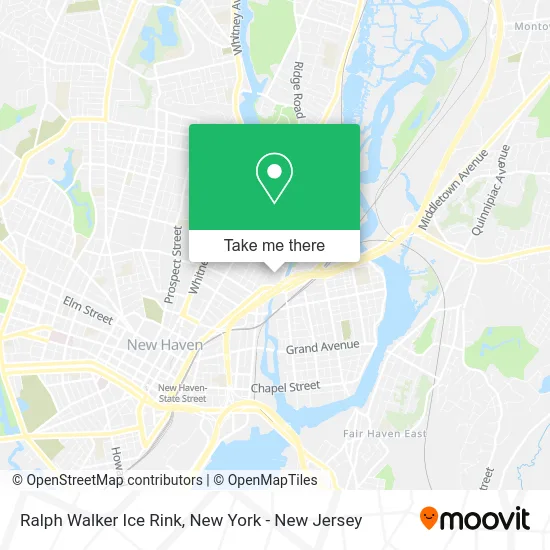 Ralph Walker Ice Rink map