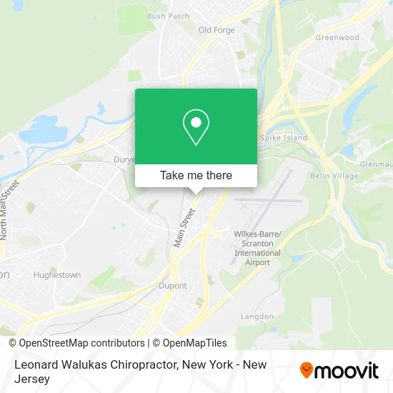 Leonard Walukas Chiropractor map