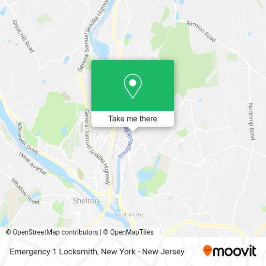 Emergency 1 Locksmith map