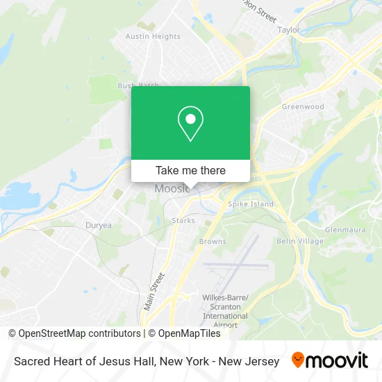 Sacred Heart of Jesus Hall map