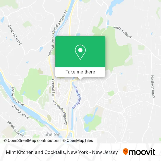 Mint Kitchen and Cocktails map