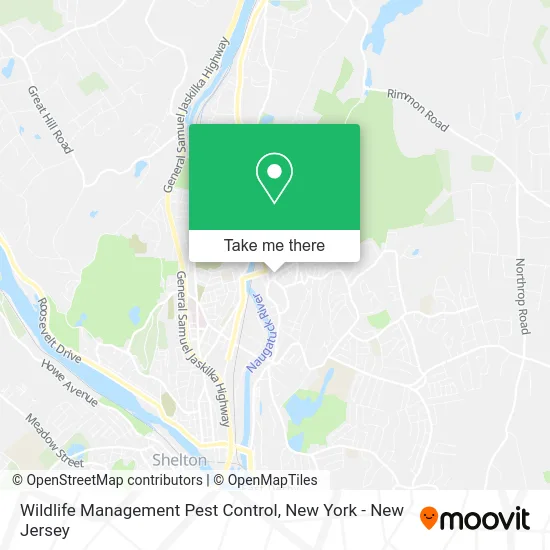 Wildlife Management Pest Control map