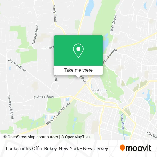 Locksmiths Offer Rekey map