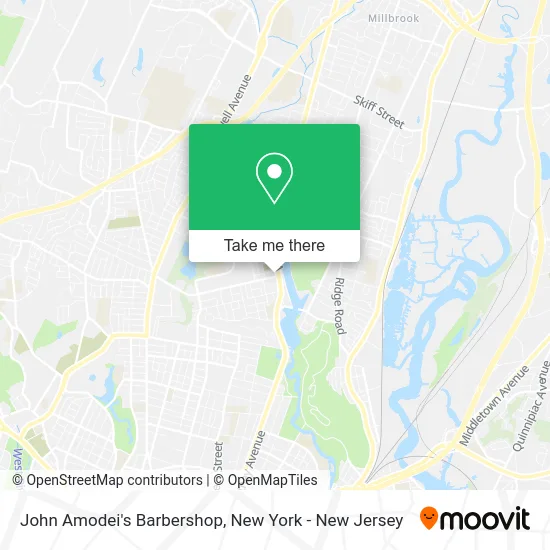 John Amodei's Barbershop map