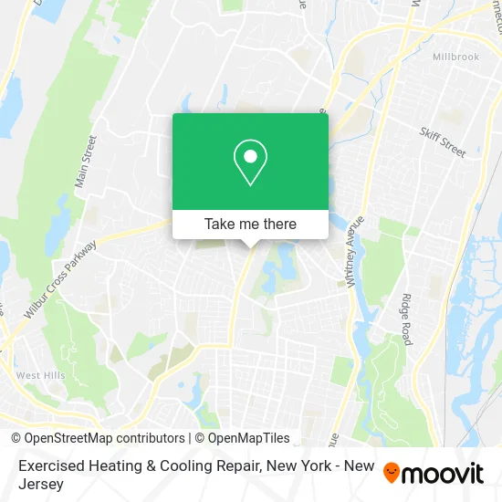 Exercised Heating & Cooling Repair map