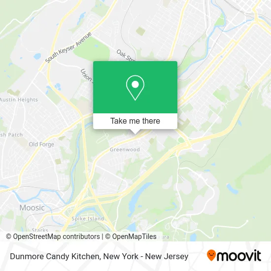 Dunmore Candy Kitchen map