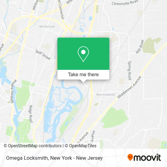 Omega Locksmith map