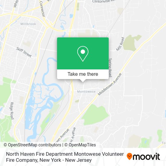 North Haven Fire Department Montowese Volunteer Fire Company map