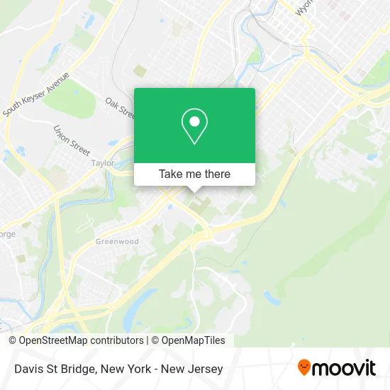 Davis St Bridge map