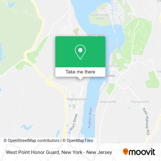 West Point Honor Guard map