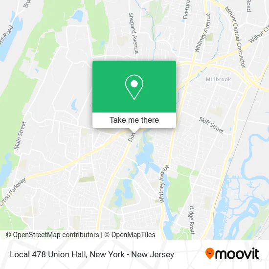 Local 478 Union Hall map